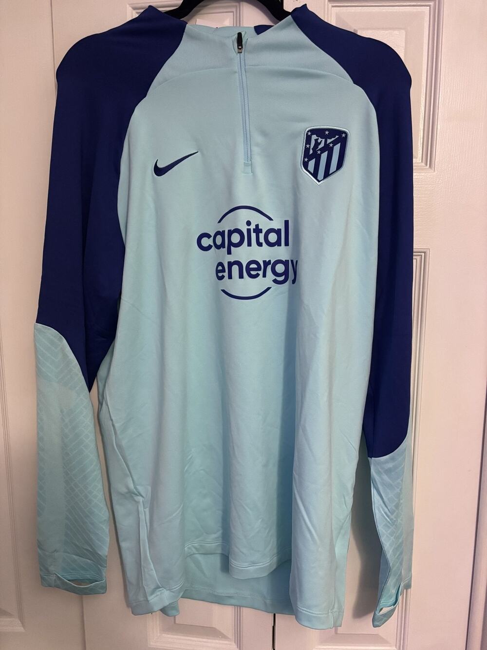 Nike Atletico Madrid 2022/23 Strike Drill Top Quarter Zip Men's XL NWT